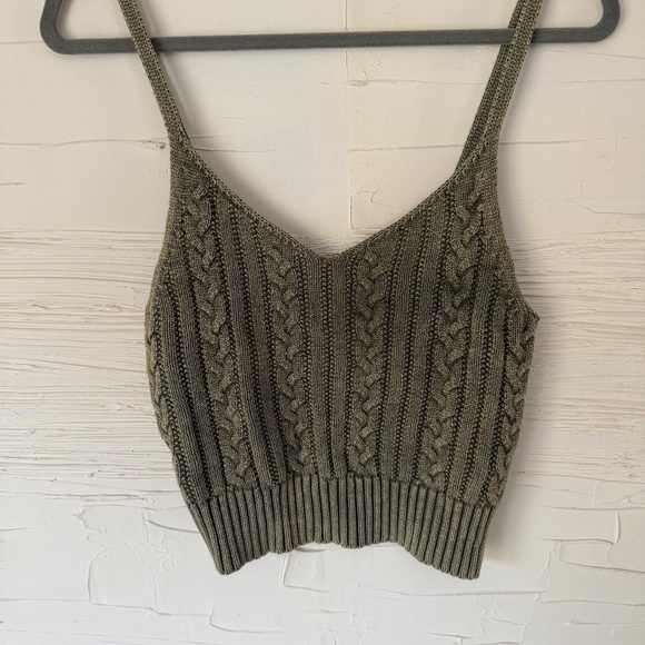 American Eagle Cable Knit Cami - Size Small - Picture 3 of 6
